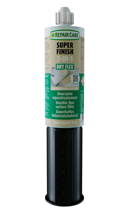 Repair Care DRY FLEX Super Finish 2-in-1 fine finishing wood filler cartridge, 5.1 fl oz